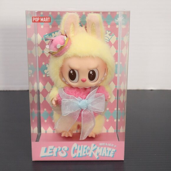 Labubu KING & Queen Plush Doll Set Let's Checkmate Pop Mart Authentic In Hand - Picture 8 of 14